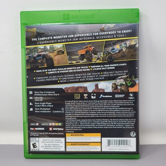 Monster Jam Steel Titans Xbox One Game 4K‎ Ultra HD - Picture 2 of 7